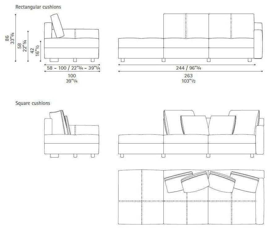 Poltrona Frau Модульный диван La collezione - divani e poltrone sun-id-1459157 - Вид №22