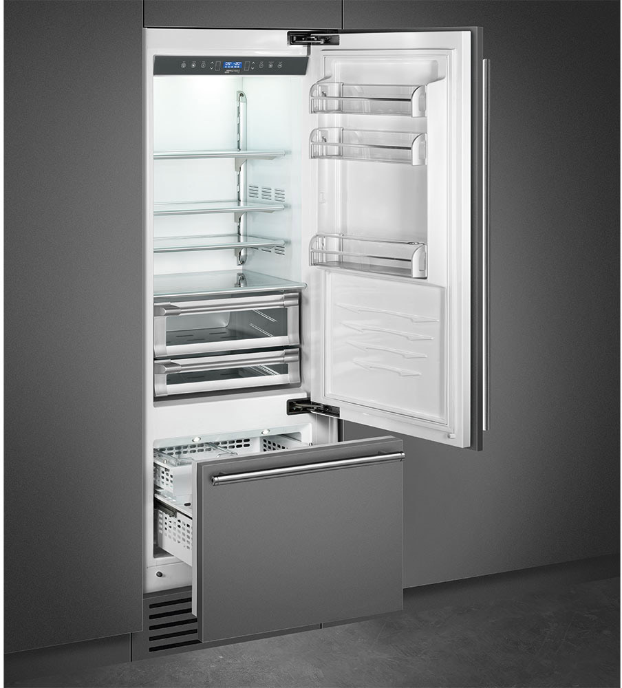 RI76RSI Холодильник / встраиваемый холодильник, 74 см, no-frost SMEG  - Вид №2