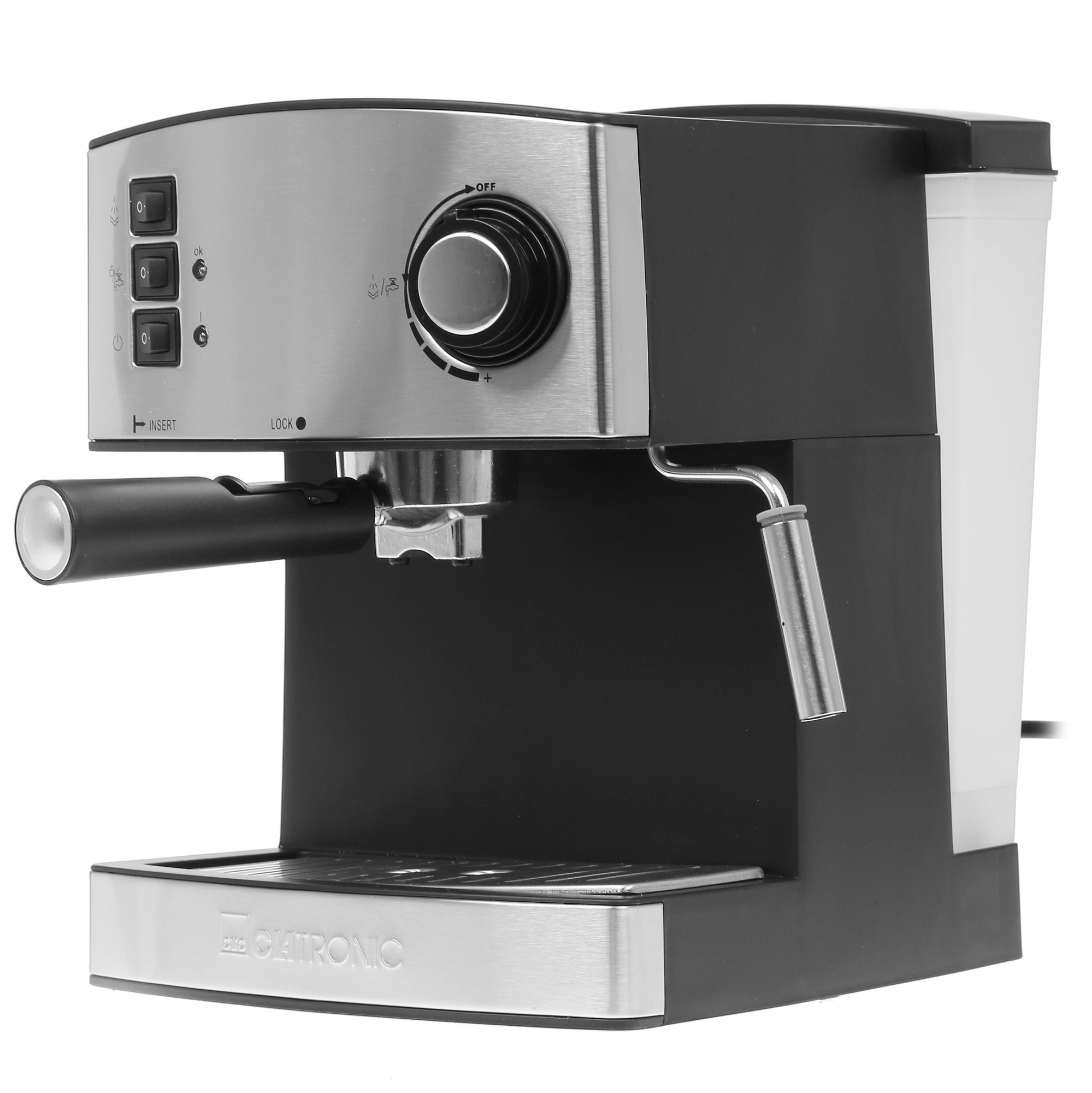 8117058 Кофеварка рожковая Clatronic ES 3643 черный STDN-0086323 - Вид №2