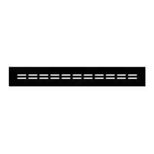 ЛАЙТ - Декоративный экран для радиатора 120×15 см черный МДФ 89397670