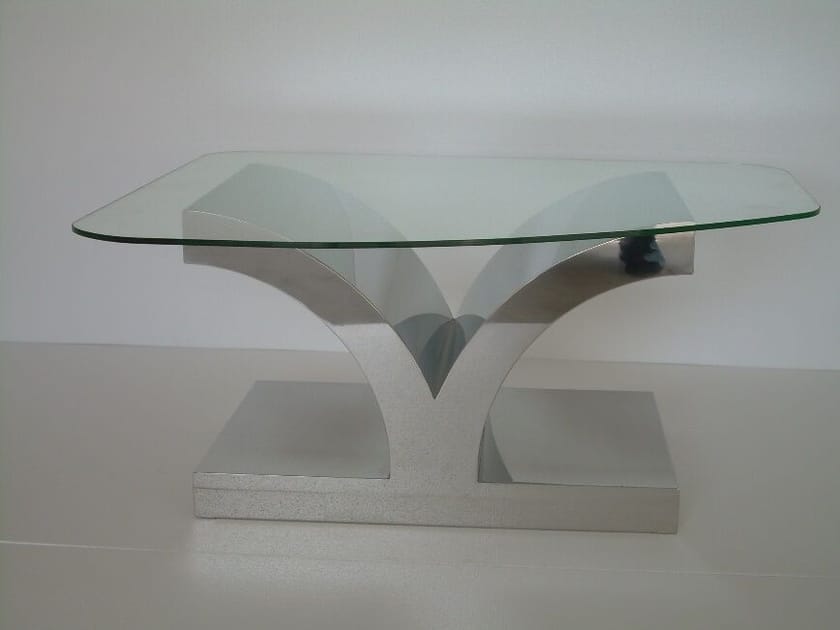Изготовленный на заказ стальной и стеклянный стол Crestani 2000 ARTEMIDE ARCH-00060678