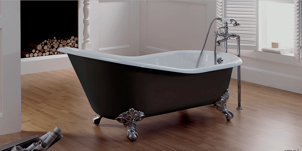 Ванна чугунная с ножками VRG 1920FO Gaia SLIPPER 154 VRG1920FO - Вид №1