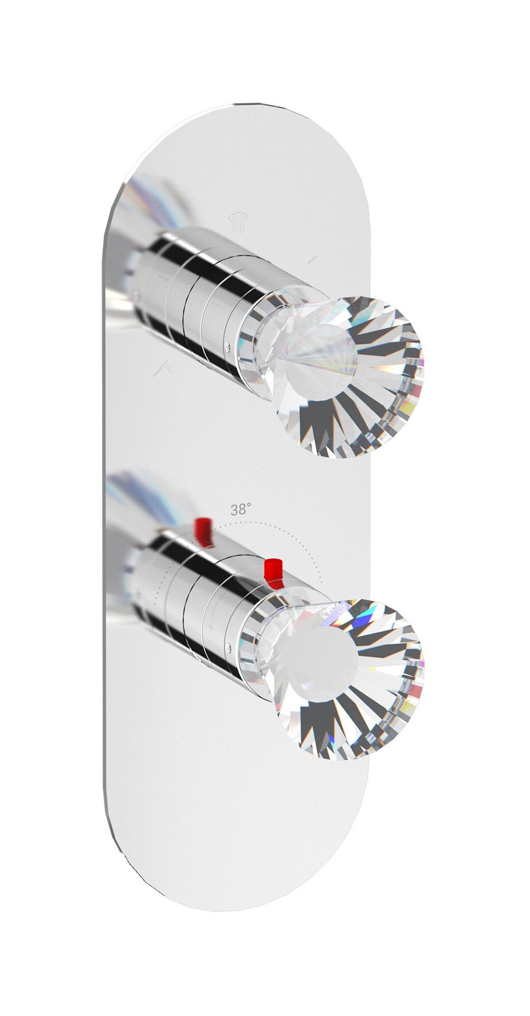 Термостатический смеситель для душа с переключателем IB Aqua ARCH-00085463 - Вид №5