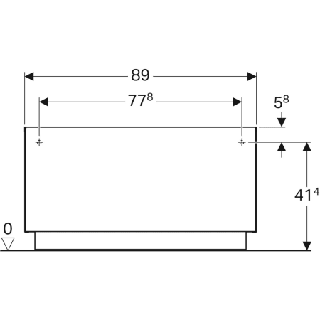 840090000 Шкафчик Geberit iCon с одним выдвижным ящиком, напольный Geberit  - Вид №3