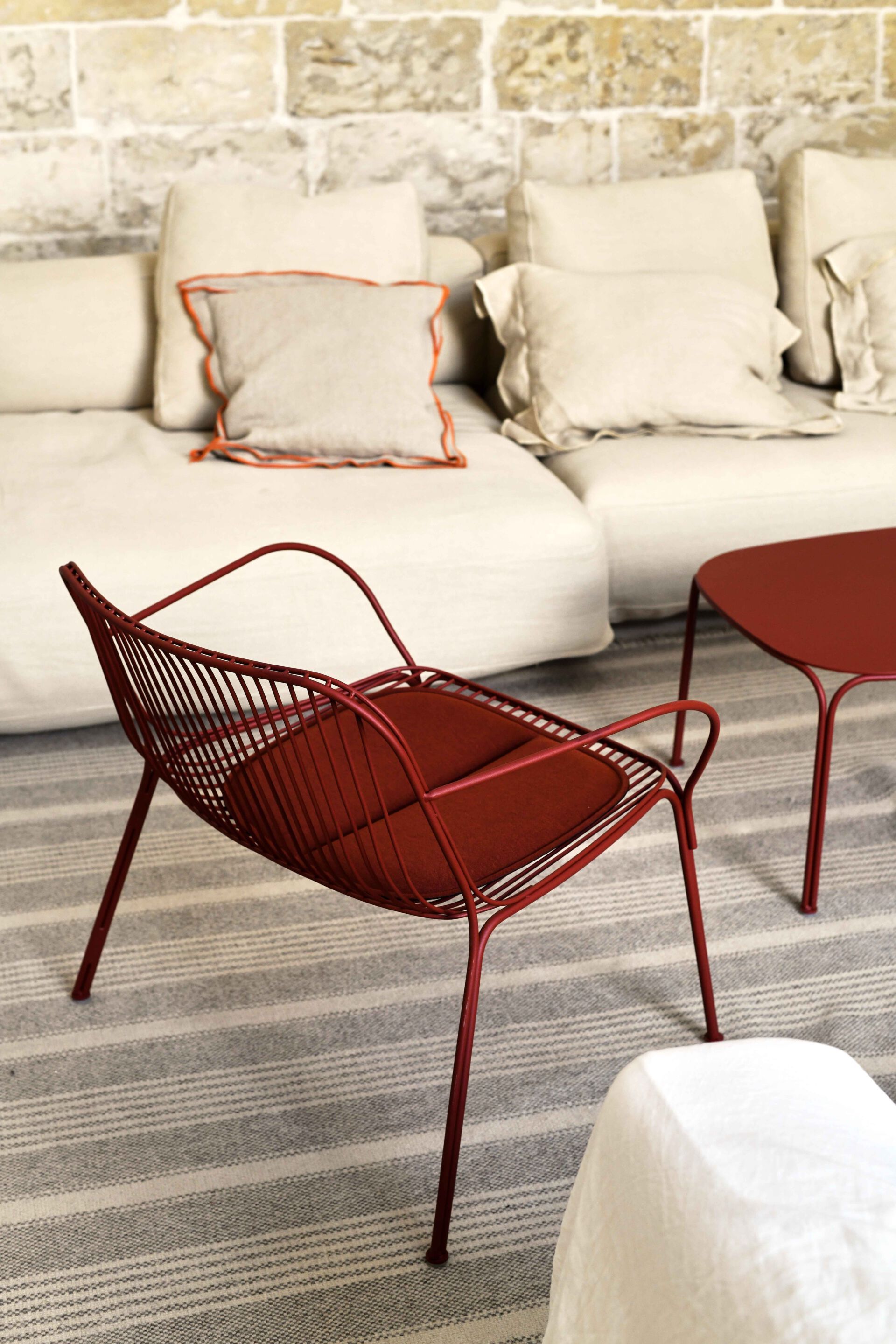 Садовое кресло из оцинкованной стали с подлокотниками Kartell Hiray ARCH-00023040 - Вид №1