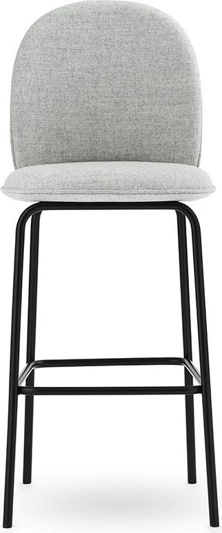 603118 Стул Bar, 75 см, полная обивка, черная сталь, Synergy Normann Copenhagen Ace - Вид №1