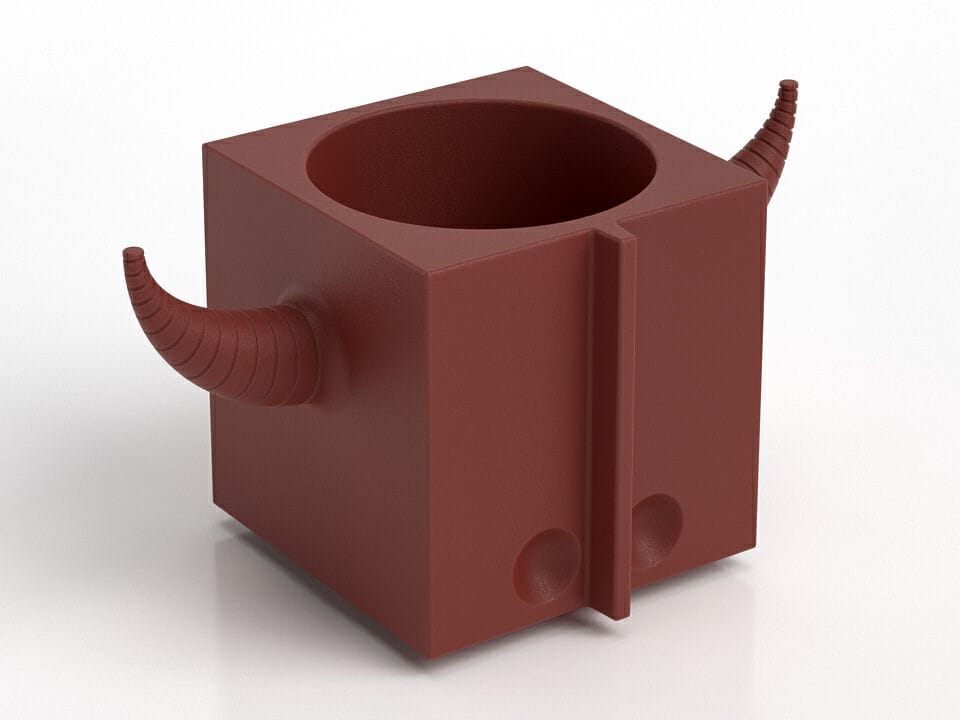 Квадратный полиэтиленовый садовый горшок Lyxo Design FERA OROT ARCH-00029933