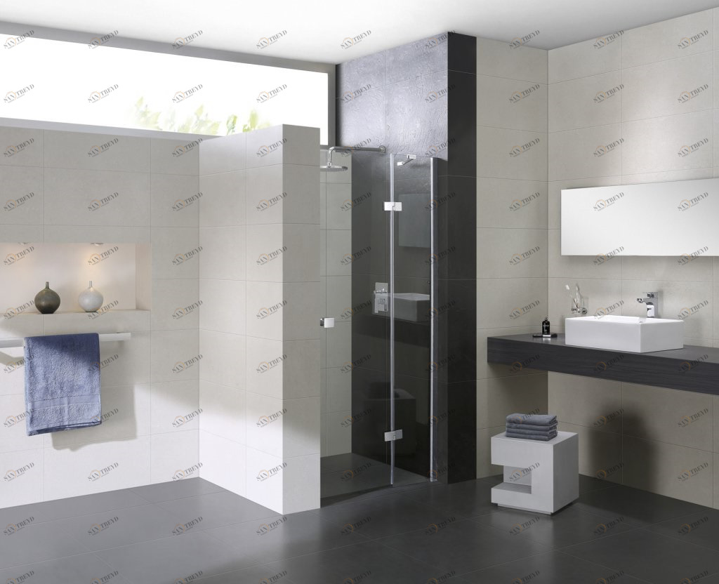 Душевая дверь CEZARES CRYSTAL-S-B-12-100-C-Cr-R