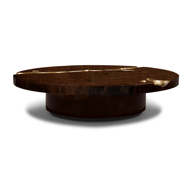 0-030 Центральный стол из орехового дерева Empire Boca Do Lobo  - Вид №7