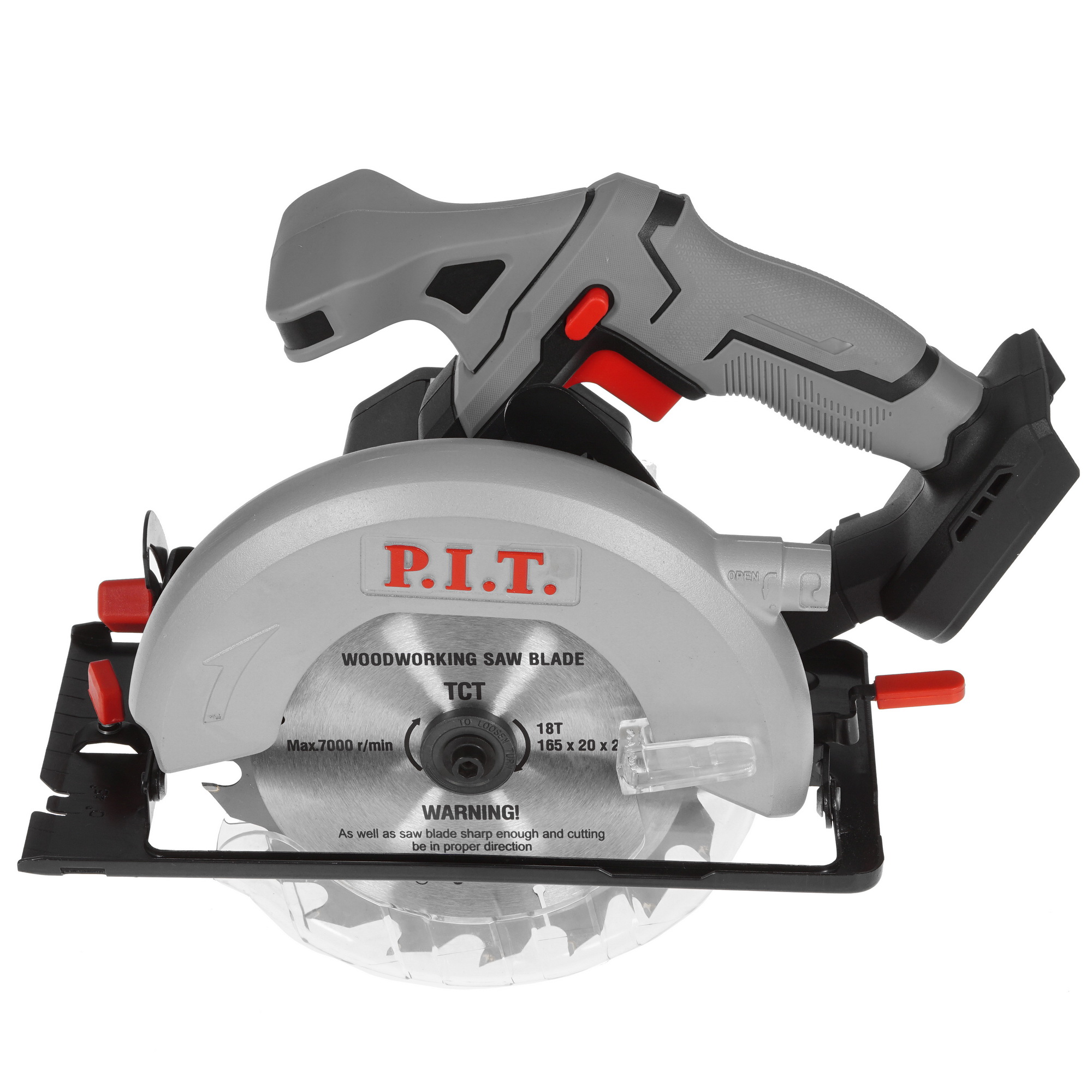 Пила дисковая P.I.T. PKS20H-165A SOLO OnePower 20V 5333669 PIT STDN-0140009 - Вид №1