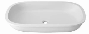 B814 68x38 e Накладная раковина под столешницу  овальная KRION UNIQUE