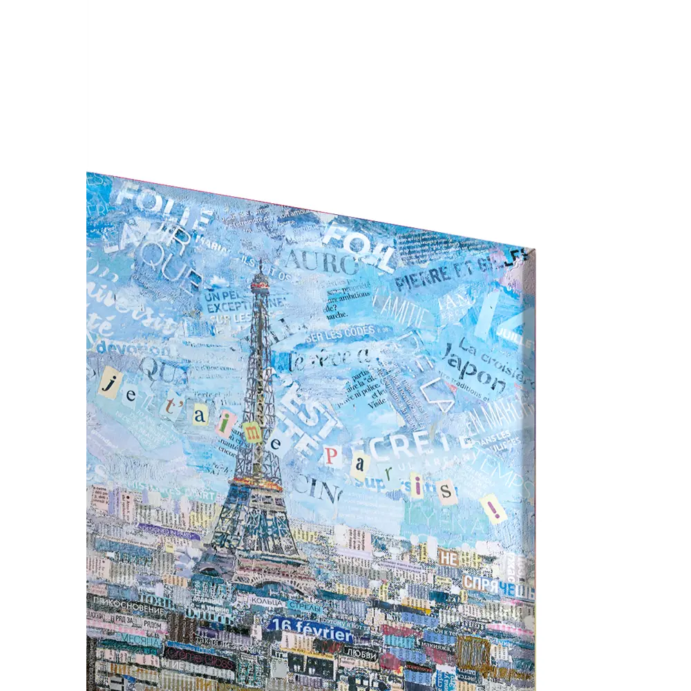 Картина на МДФ Улочки Парижа 30x60 см 3 шт 85336858 STLM-2065195 POSTERMARKET  - Вид №1