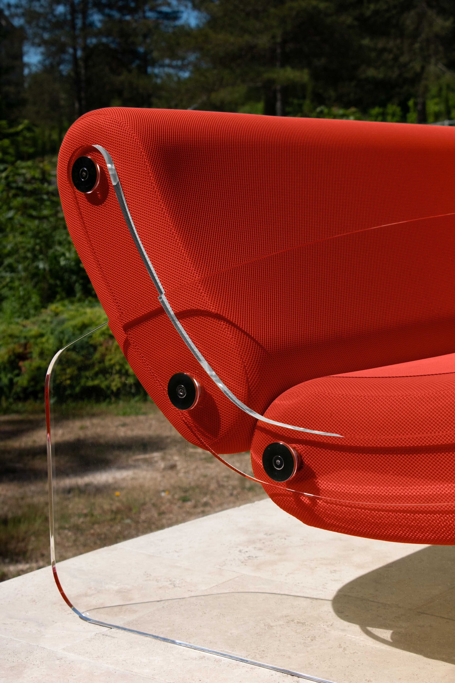 Кресло из ПММА и ткани с подлокотниками KUUMO MW03 ARCH-00104469 - Вид №8