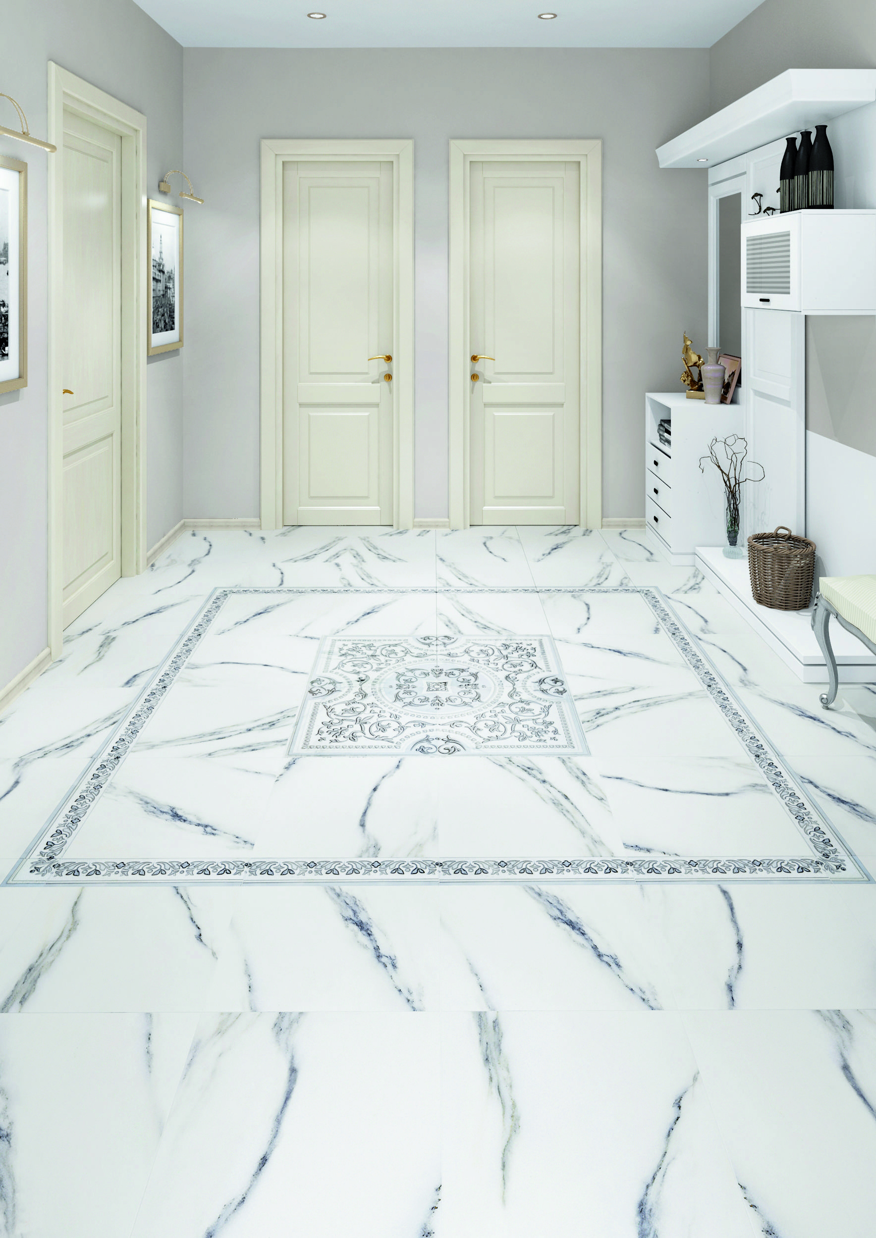 LB CERAMICS Угловая вставка Бьянка Каррара 10×10 см для элегантной отделки 88295572 STLM-0077483 - Вид №4