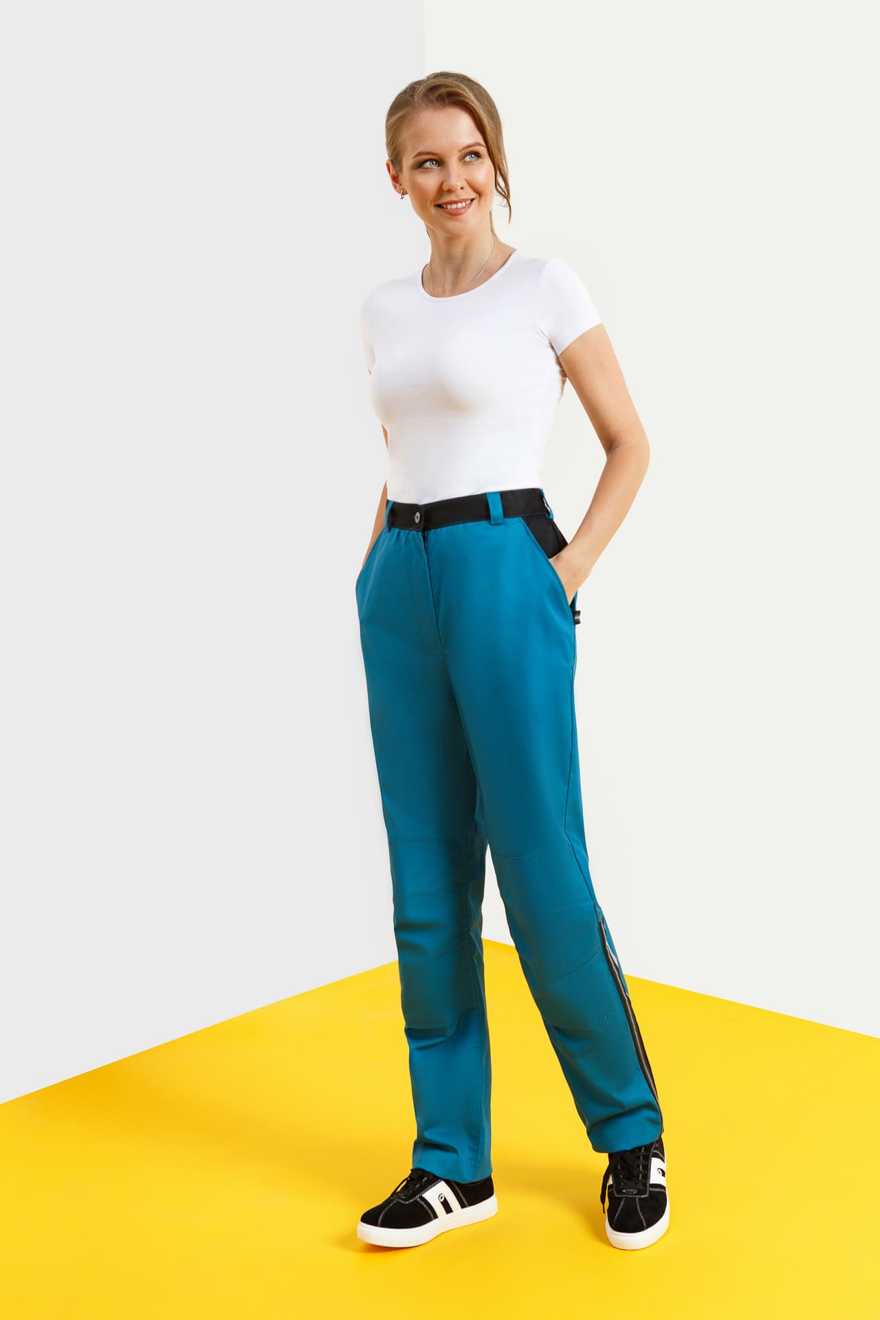 5027155 Костюм  женский аквамарин черный STATUS  Женская размер 48-50/170-176  - Вид №18