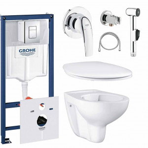 NW0009 Подвесной унитаз настенный Белый Grohe Skate Тайвань