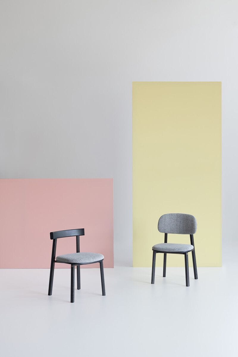 Стул из ясеня с мягким сиденьем Potocco HELVETICA 868/W ARCH-00030672 - Вид №3