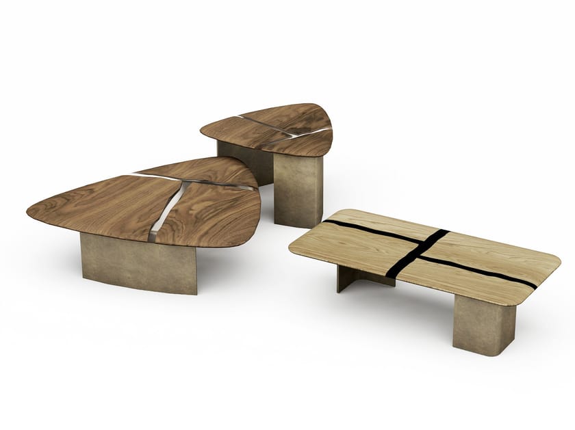 Журнальный столик из массива дерева Riva 1920 DELTA ARCH-00072195