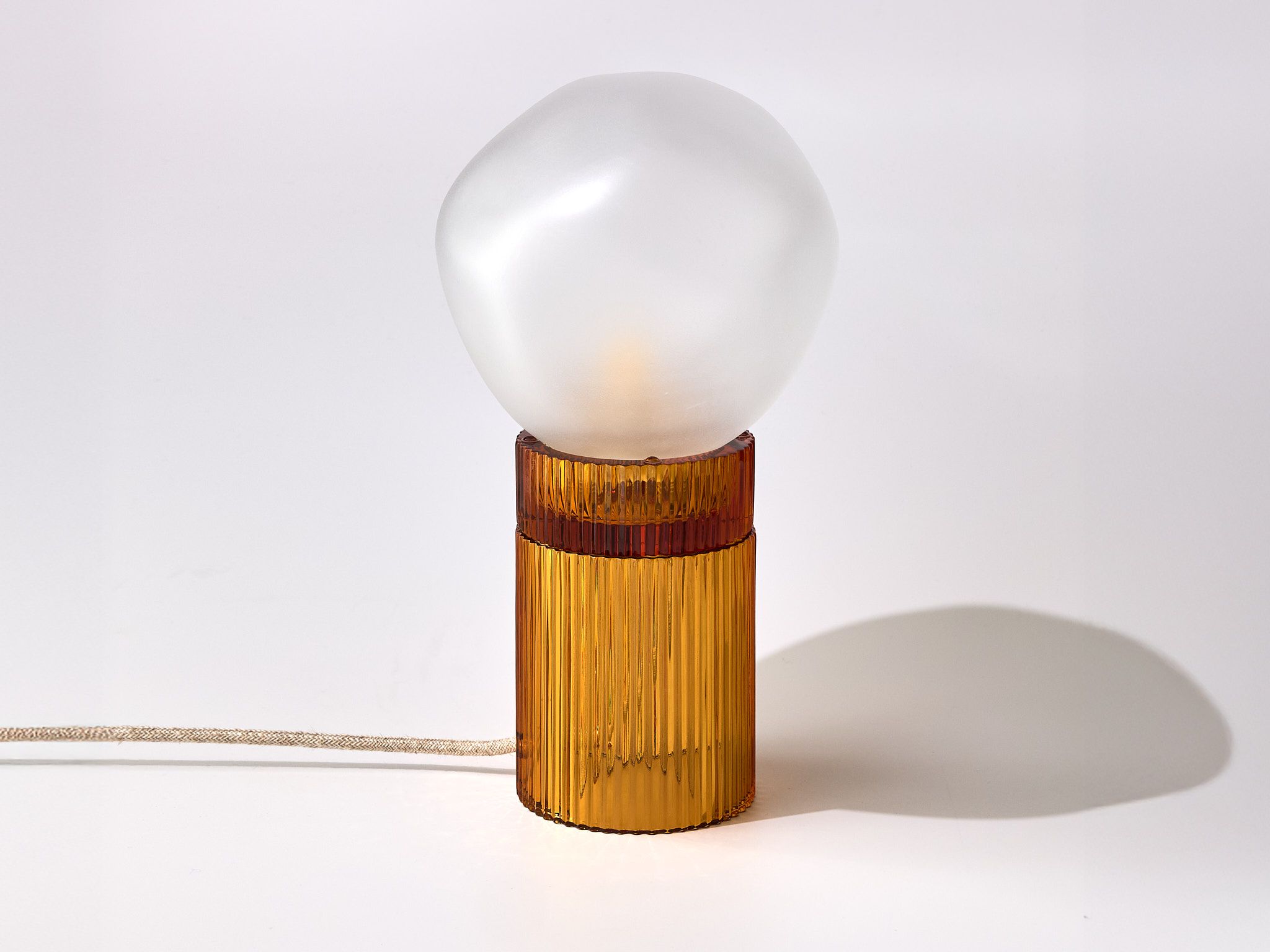 Настольная лампа из дутого стекла Studio Bojola NINA+NUVOLA ICED ARCH-00148773 - Вид №4