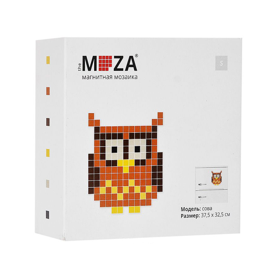 Mel19-16 Мозаика магнитная moza "сова", 152 элемента Melompo 