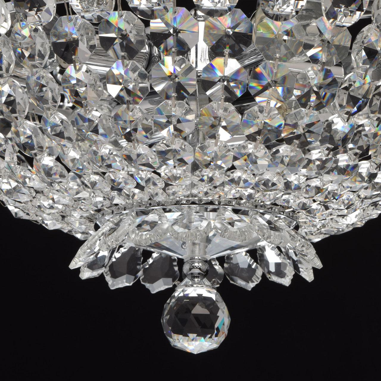 Подвесной светильник MW-Light Патриция 1 447010306 MW-LIGHT ДИЗАЙНЕРСКИЕ, ПАТРИЦИЯ 199262 Хром  - Вид №3