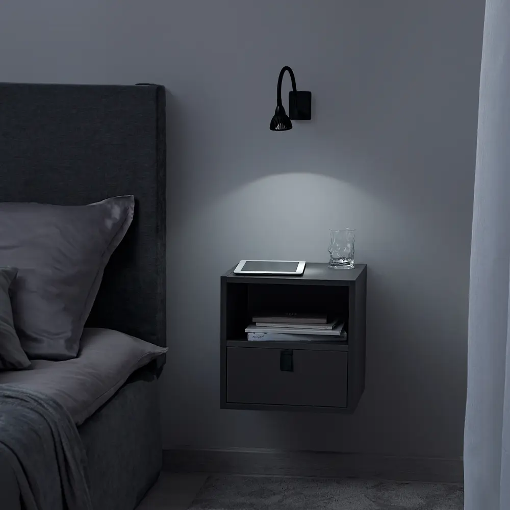 Бра светодиодное Cercare 1x7 Вт металл/пластик цвет чёрный 82055305 STLM-2049394 Arte Lamp  - Вид №10