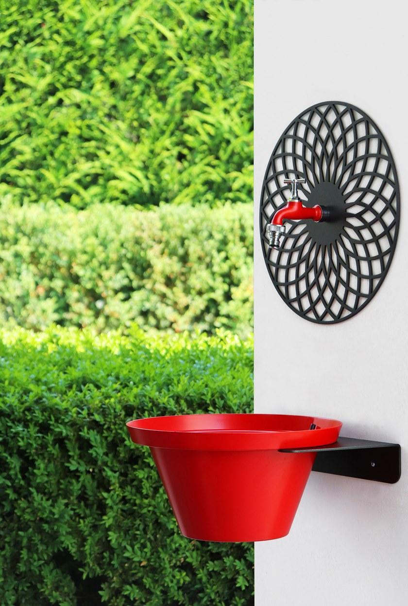 AQUAJET by Colortap Металлический садовый фонтан Aquapoint 414red - 414wht - 414grn - Вид №2