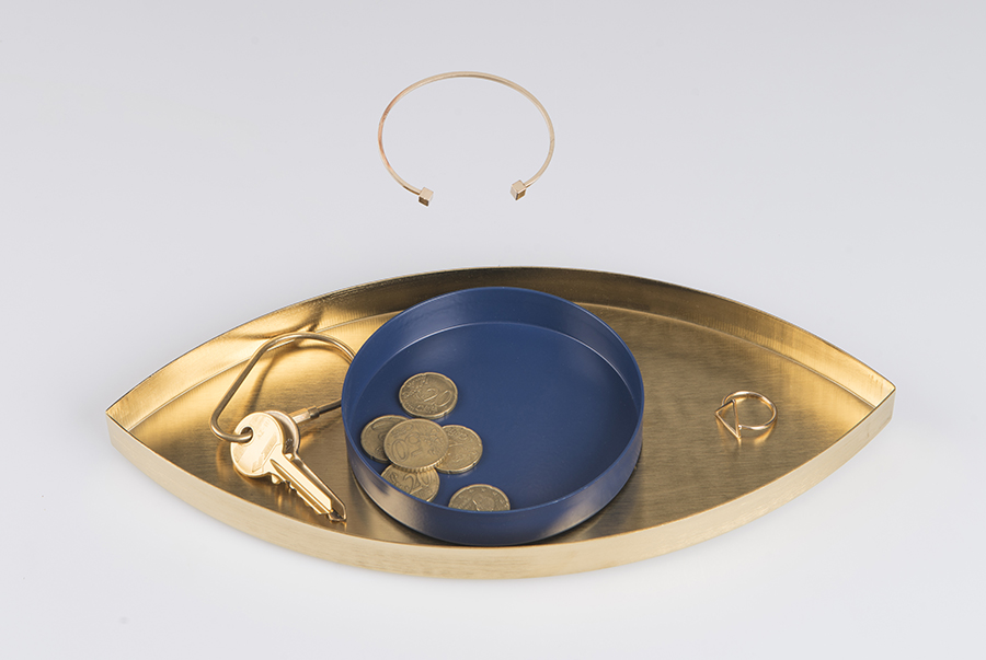 Органайзер для мелочей The Eye золотой-синий Doiy DYEYEGOBL - Вид №6