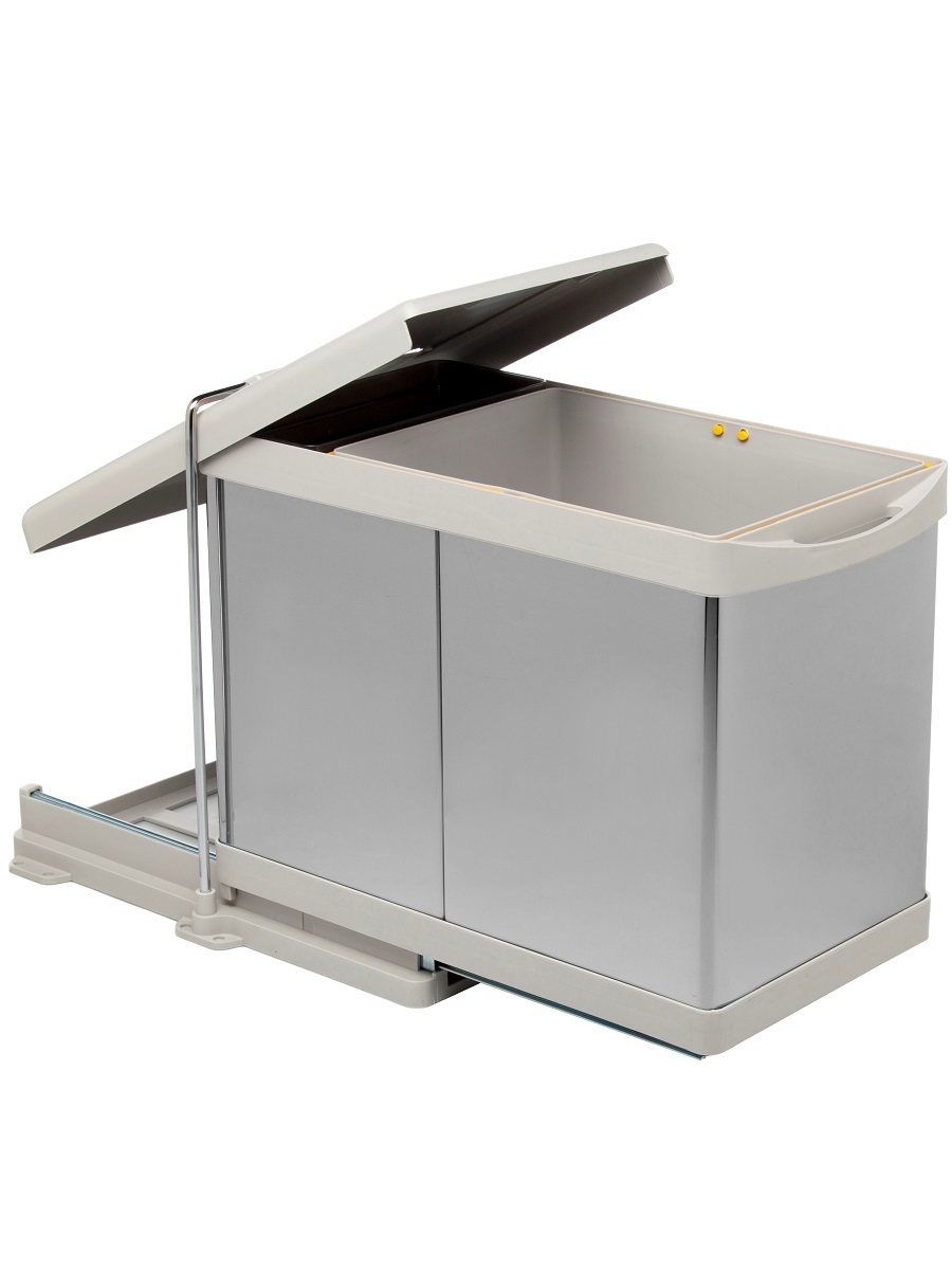 Контейнер для мусора на дверцу Alpha 400/17 Metallic Grey NAVAKO 10012