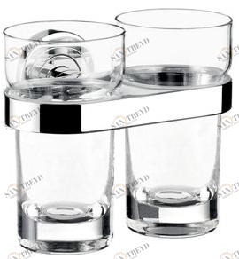 Emco Bad Двойной настенный держатель для зубных щеток Polo 0725 001 00