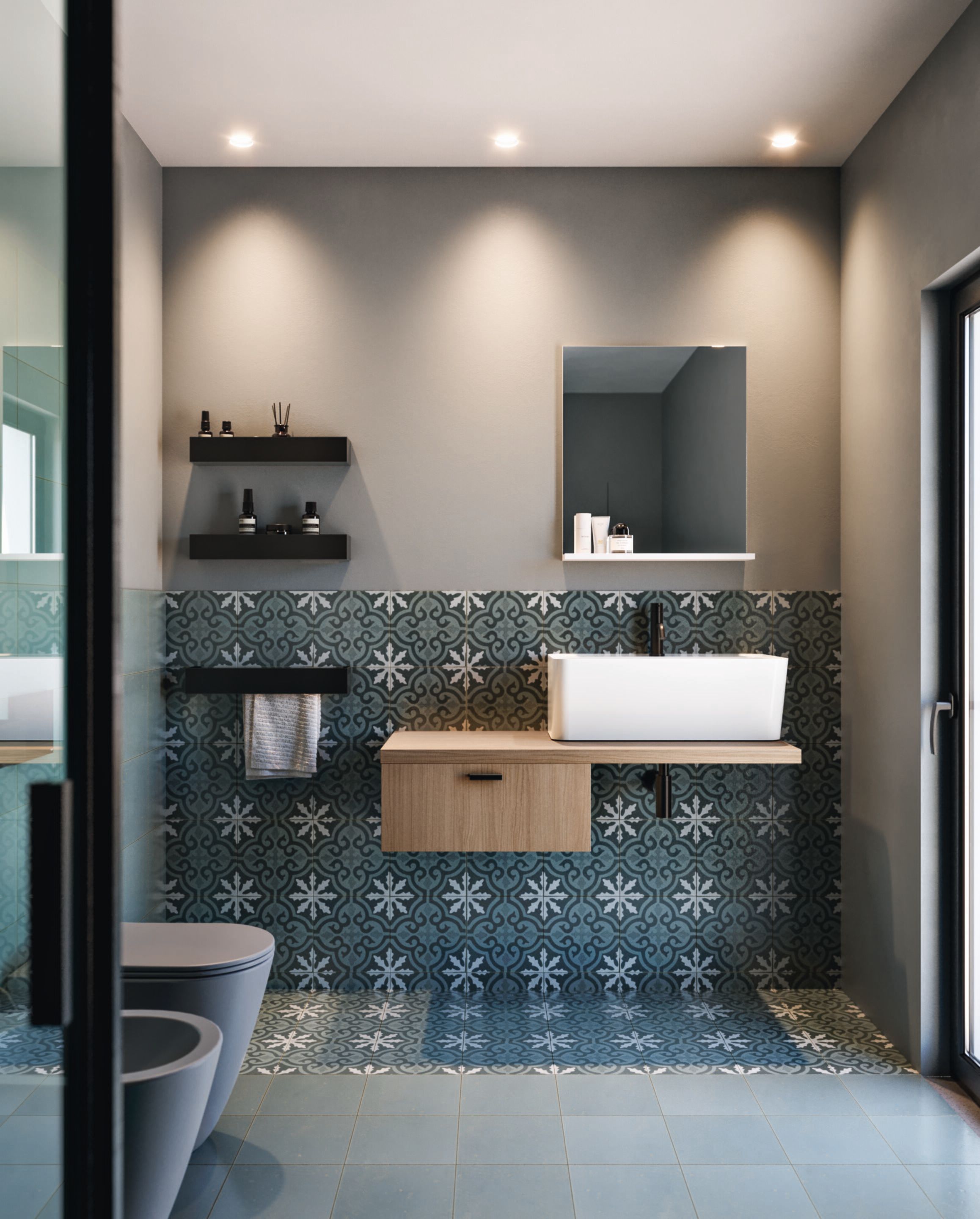 Подвесной умывальник с ящиками COLAVENE Wynn ARCH-00123214 - Вид №2