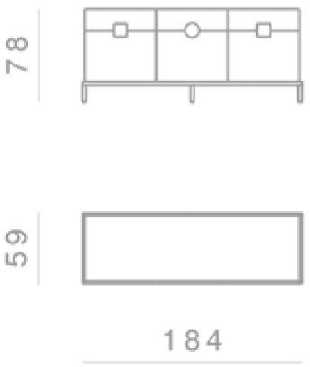 GHIDINI1961 Комод из фанерованной древесины с ящиками Zuan Pr302sb101 - Вид №9