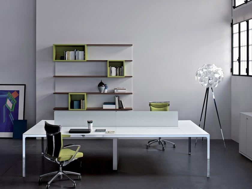 ESTEL GROUP Офисное кресло в коже с колесами Uniqa sun-id-1498590 - Вид №3