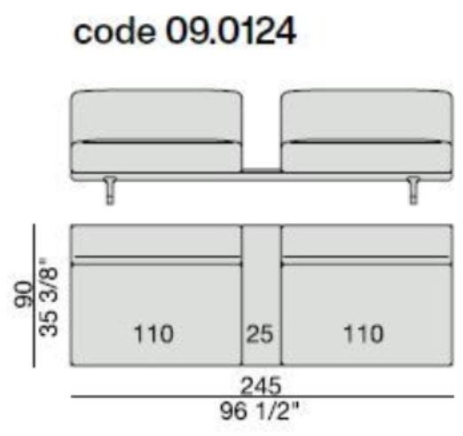 Porada Модульный тканевый диван с вещевым ящиком Eighteen sun-id-1365862 - Вид №10