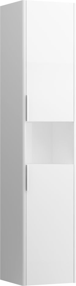 H4026921102601 Шкафчик высокий - правый с двумя дверцами и открытой полкой LAUFEN PRO