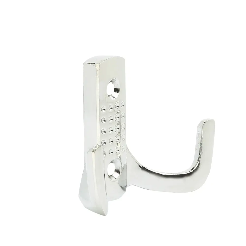 Крючок двухрожковый алюминий цвет хром 82924233 STLM-2204279 Santreyd 