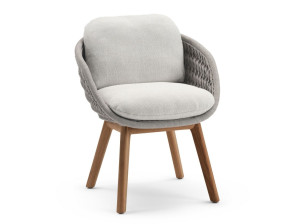 Тканевый садовый стул с подлокотниками