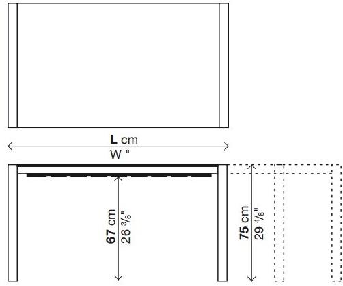 Kristalia Раздвижной стол из alucompact® Sushi sun-id-1366766 - Вид №3