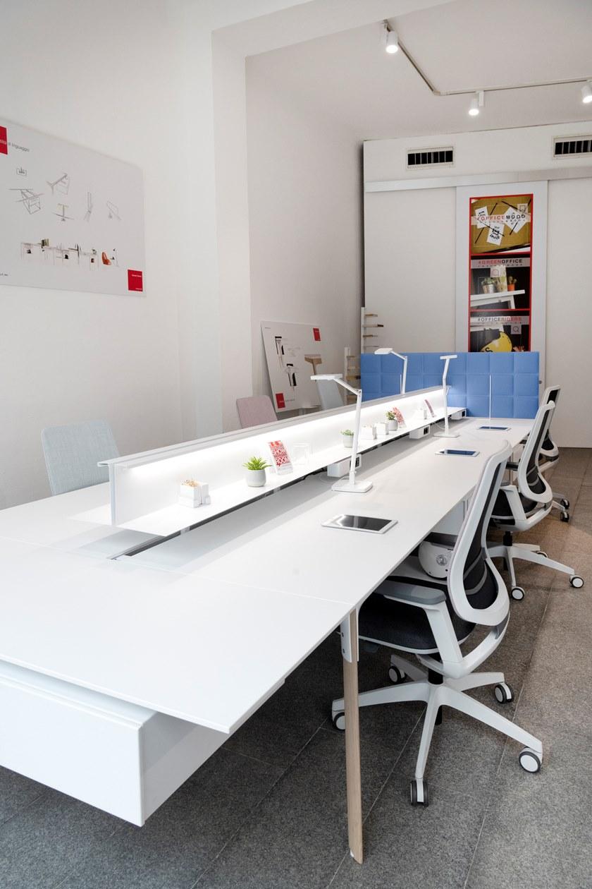 CUF Milano Скамья со звукопоглощающими панелями и центральной полкой Seventy seven sun-id-1462137 - Вид №7