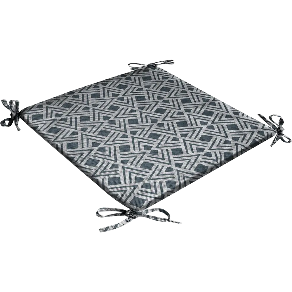 Галета на табурет «Геометрия» 35x35 см цвет серый LINEN WAY STLM-2098907 - Вид №1