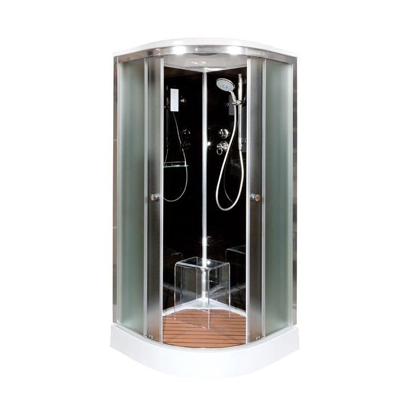 D90S Душевая кабина DETO Серия D B09S+ эл. BLACK - Вид №28