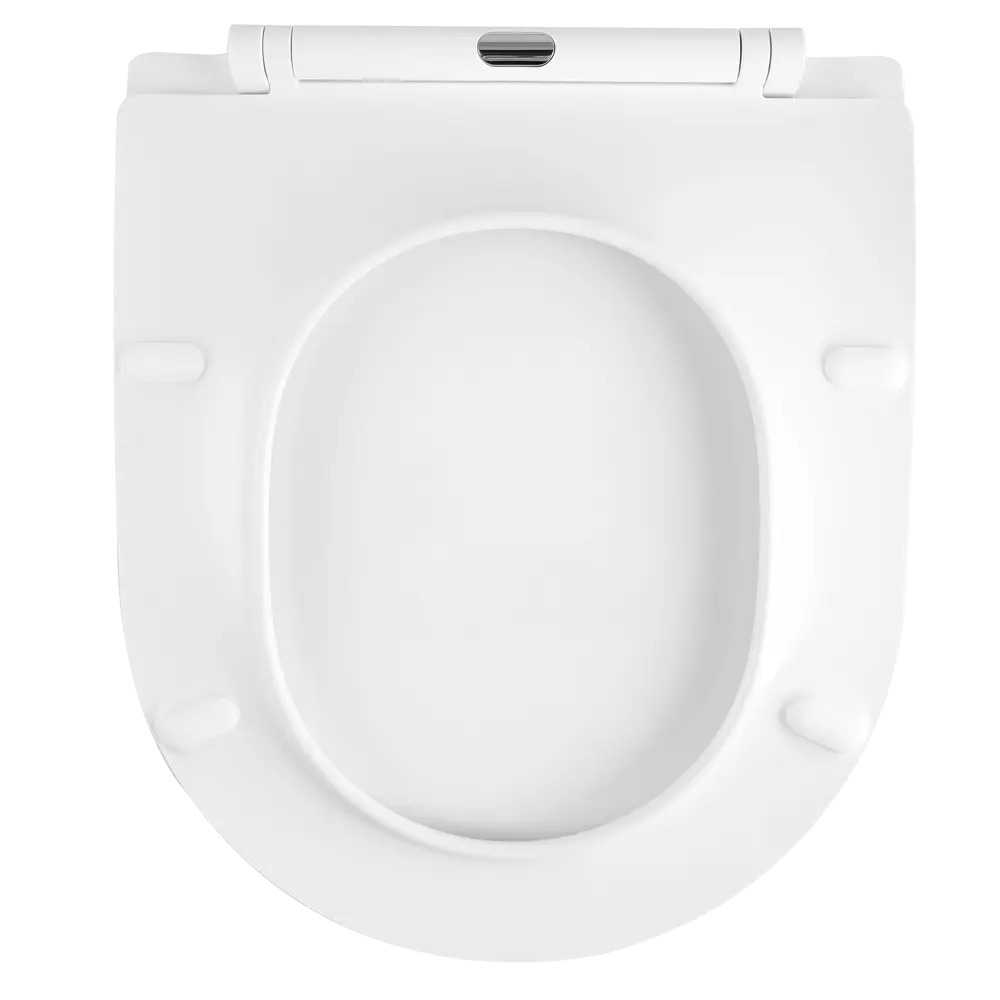 Сиденье для унитаза KONSENSA Силла с микролифтом форма круг цвет белый STLM-2199679 - Вид №5