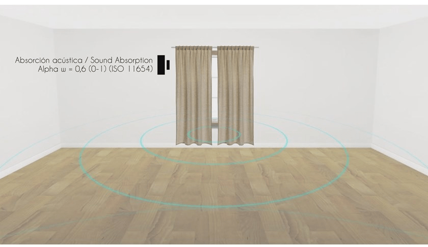 Equipo DRT Акустическая огнестойкая ткань для штор Orfeo 21017 - Вид №2