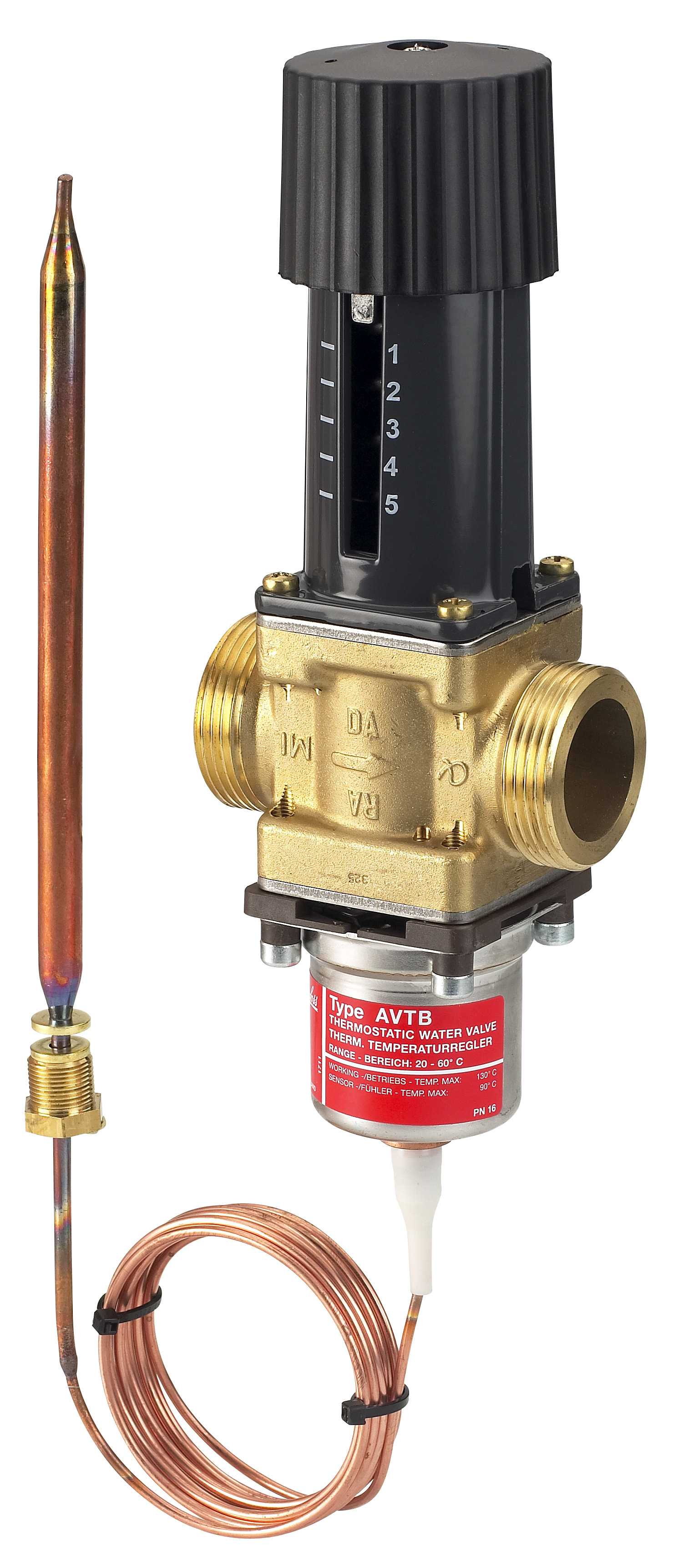 Danfoss Регулятор температуры AVTB Р-р темп.AVTB PN16 15/1,90-30/2M/вн.р 003N2232  - Вид №17