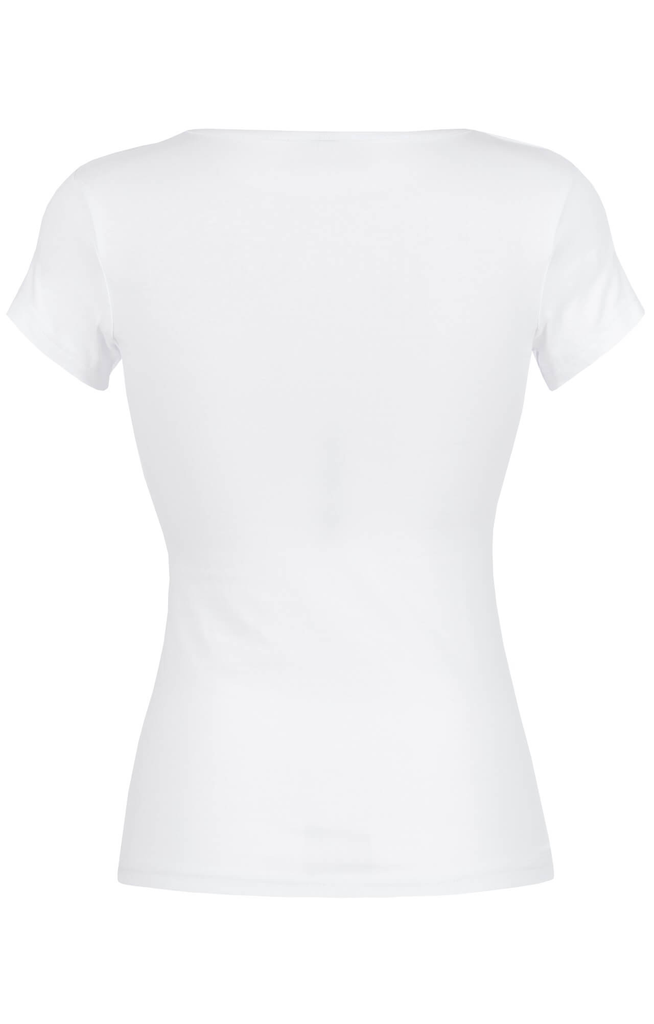 62141 Футболка женская белая LUXE  Одежда для официантов  размер XXL  - Вид №3