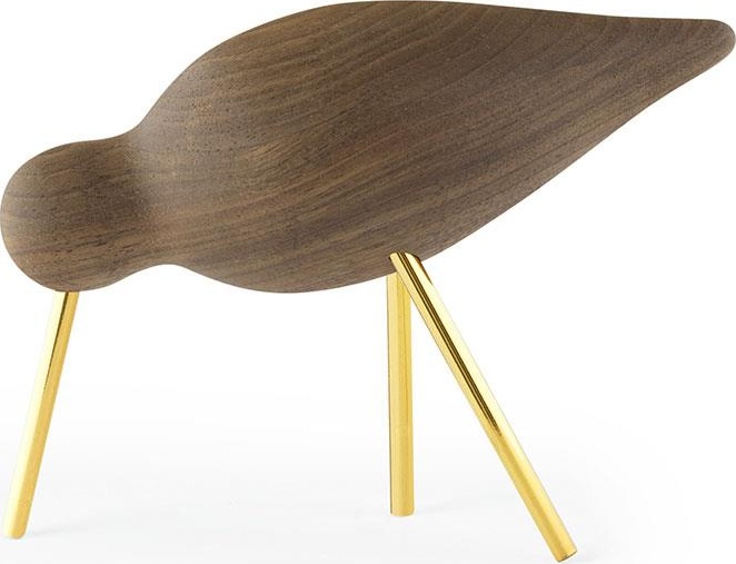100206 Medium Walnut Латунь Normann Copenhagen Shorebird 