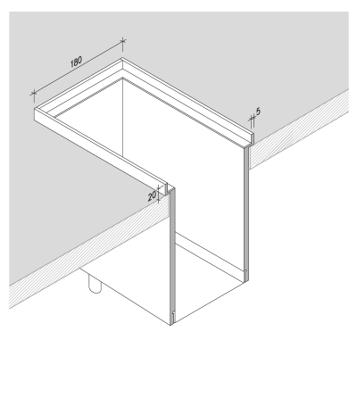 DOMUSOMNIA Встраиваемый кухонный канал EasyRack Kitchen STEP 1050, Цвет Черный KFS1050BX - Вид №1