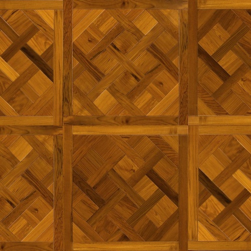 Модульный паркет Marco Ferutti Versailles Versailles Бирманский Тик (Гладкая) 600х600 мм 2600600022 - Вид №1