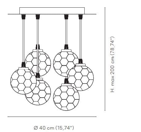 Потолочный светильник из дутого стекла VENINI Balloton ARCH-00076159 - Вид №2