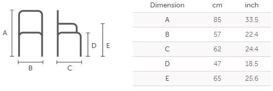Midj Вращающийся стул обитый тканью на жердочке Dalia sun-id-1461322 - Вид №1